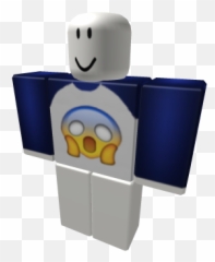 Blue Shocked Emoji Baseball Tee - Black Long Sleeve Roblox,Bandit Emoji