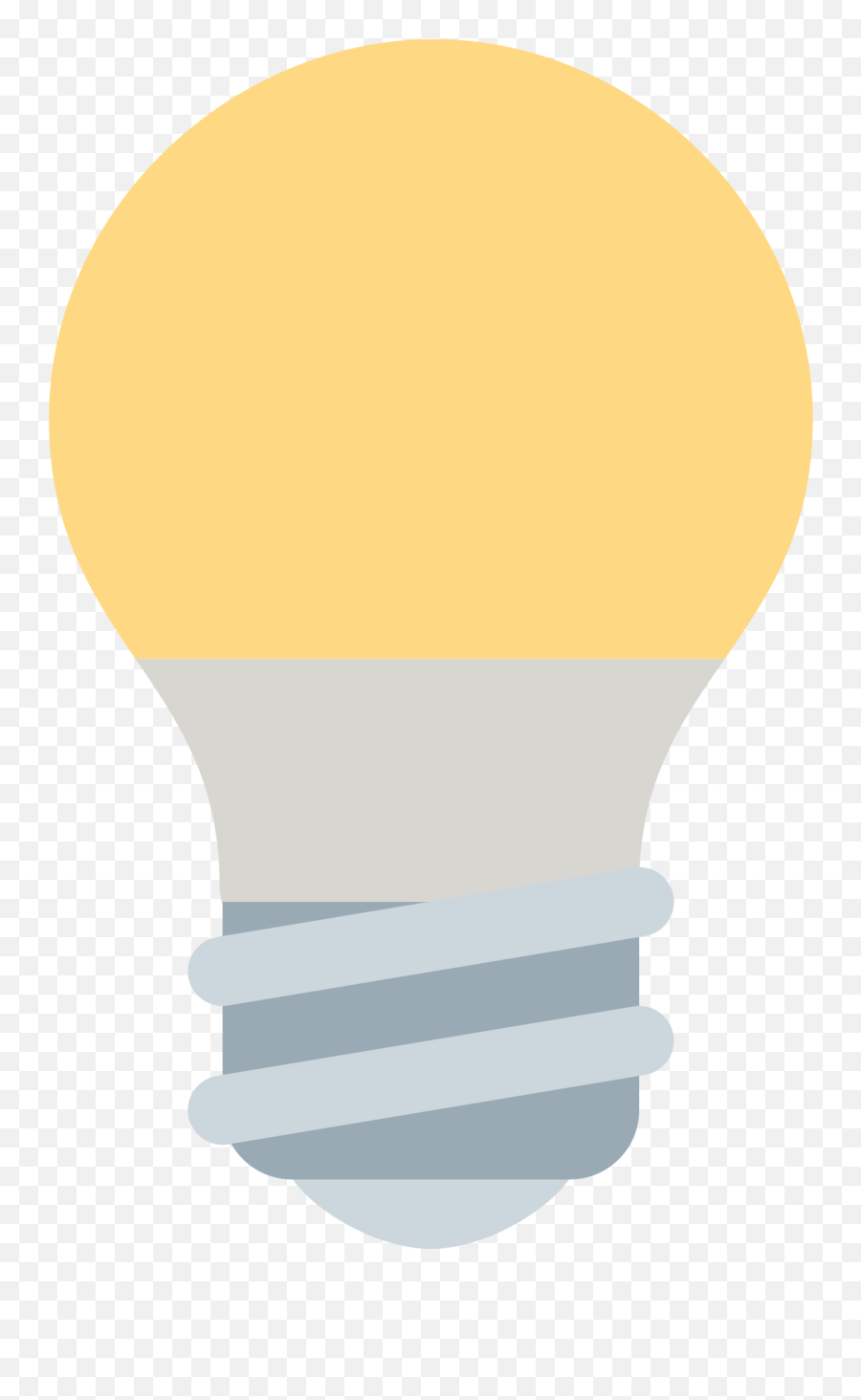 Led Lightbulb Clipart - Portable Network Graphics Emoji,Lightbulb Emoji