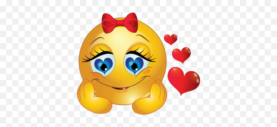 Emoticonos Graciosos En Movimiento - Girl Emoji In Love,Emoticones