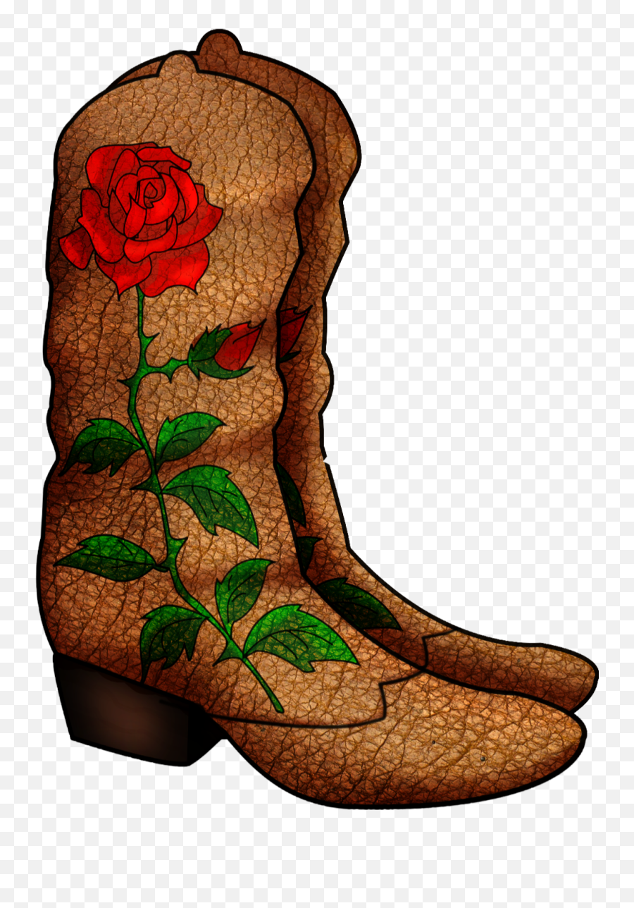 Boots Coyboyboots Western Shoes Brown - Cowboy Boot Emoji,Cowboy Boot Emoji