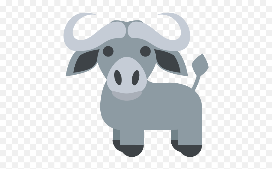 Emojione 1f403 - Buffalo Emoji,Wide Eye Emoji