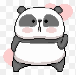 Pixel Animation Chibi Panda Cute Panda - Dance Panda Gif Emoji,Dancing Bear Emoji