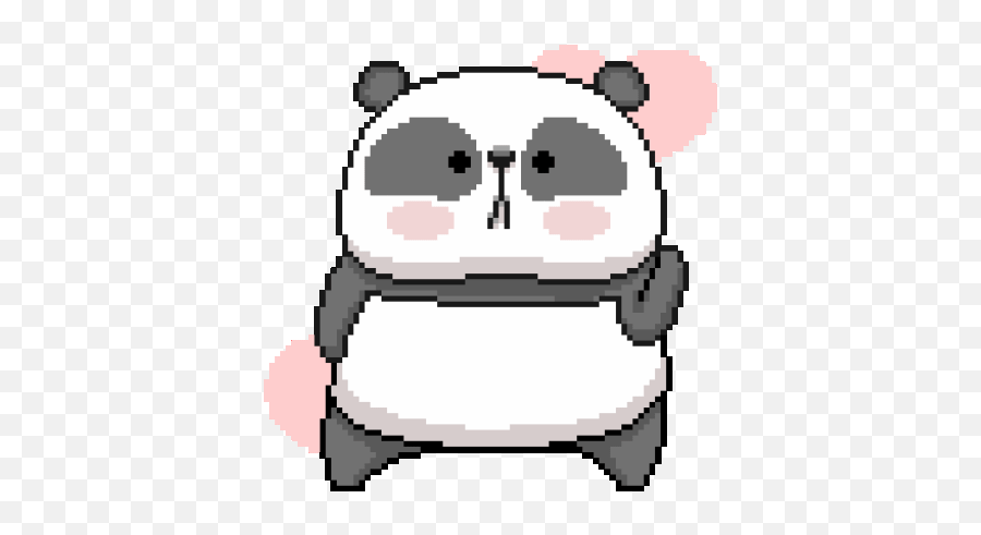 Pixel Animation Chibi Panda Cute Panda - Dance Panda Gif Emoji,Dancing Bear Emoji