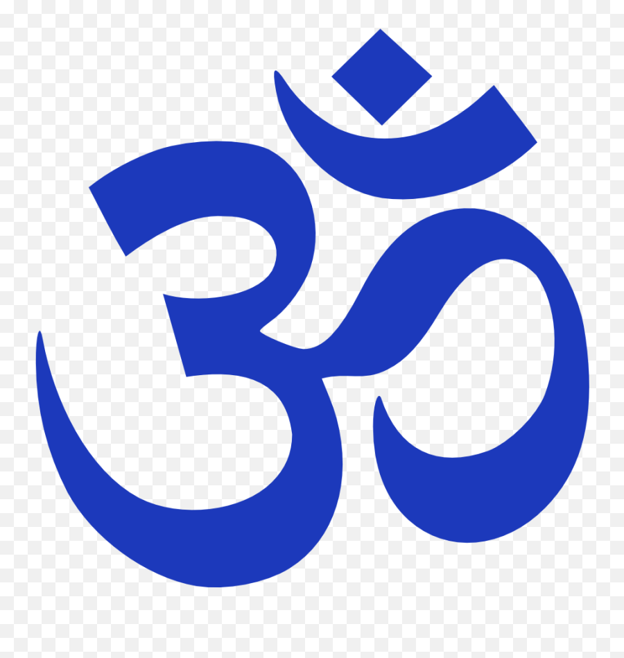 Yoga Tattoos Om Symbol Hindu Symbols - Dark Blue Om Symbol Emoji,Namaste Emoji Symbol
