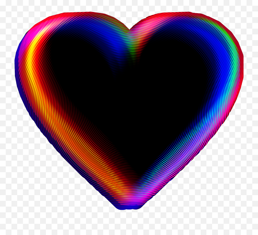 Glitch Heart 3d Emoji - Heart,3d Emoji Stickers