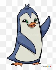 How To Draw Penguin Animal Jam - Animal Jam Penguin Drawing Emoji,Penguins Emoji