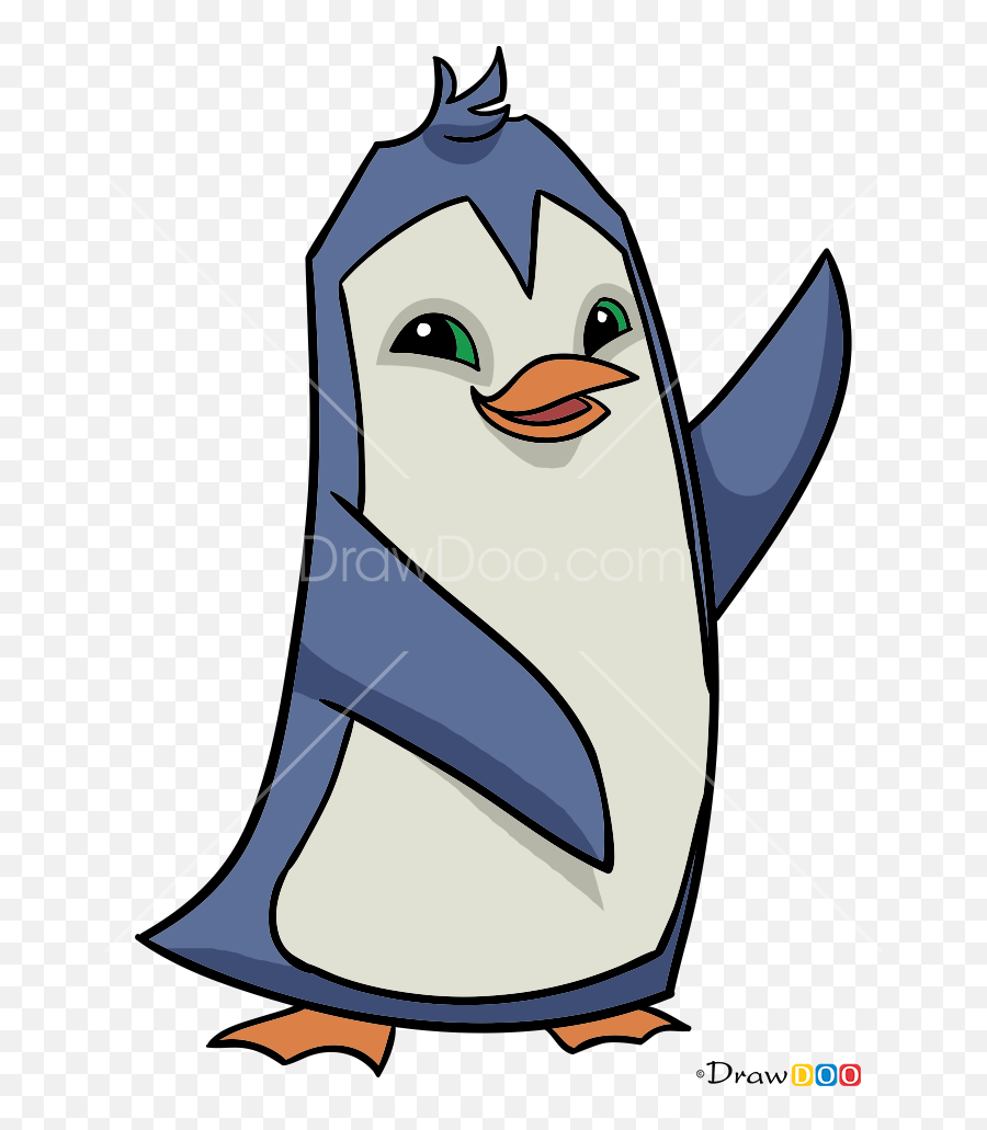 How To Draw Penguin Animal Jam - Animal Jam Penguin Drawing Emoji,Penguins Emoji