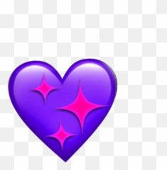 Popular And Trending Emojiphone Stickers On Picsart - Purple Heart Emoji Png,Emojios