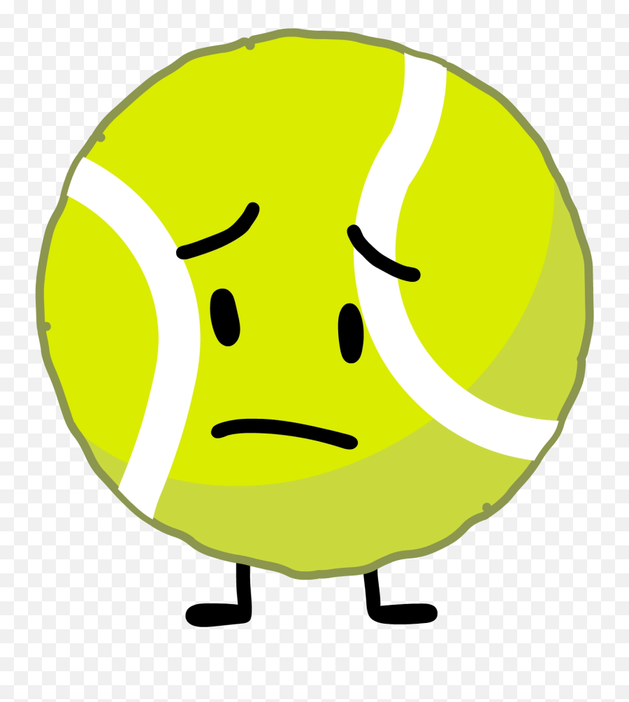 Tennis Ball - Tennis Ball Bfdi Characters Emoji,Sarcasm Emoticon
