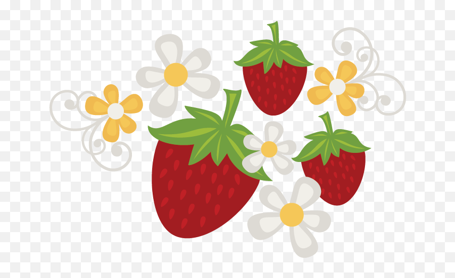 Strawberry Svg Transparent U0026 Png Clipart Free Download - Ywd Strawberry Flower Cartoon Emoji,Shortcake Emoji