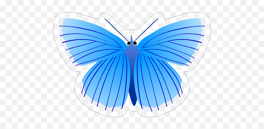 Sweet Light Blue Butterfly Sticker - Lycaena Emoji,Blue Butterfly Emoji