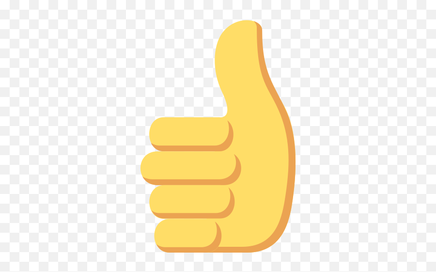 Emoji Style Thumbs Up Emoji High Definition Big - Sign Language,Thumbs Up Emoji Text