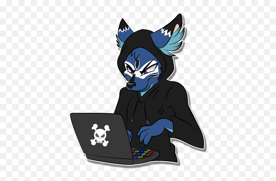 People Ask About The Furry Fandom - Furry Using A Laptop Emoji,Furry Emoji