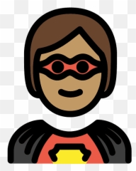 Superhero Emoji Clipart -