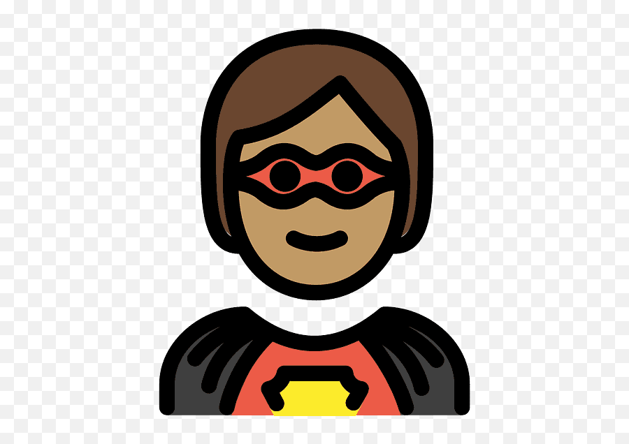 Superhero Emoji Clipart - Superhero,Super Hero Emoji