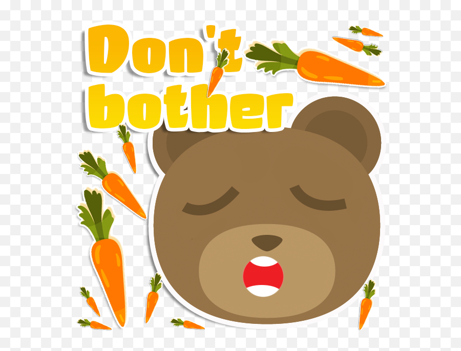 Free Cutest Teddy Rama Sticker Pack Hd Freelancer - Baby Carrot Emoji,Thanksgiving Emoticons Free
