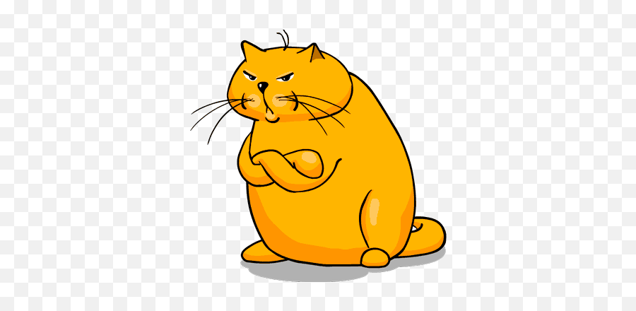 Say It With Cats - Angry Cat Cartoon Emoji,Angry Cat Emoji