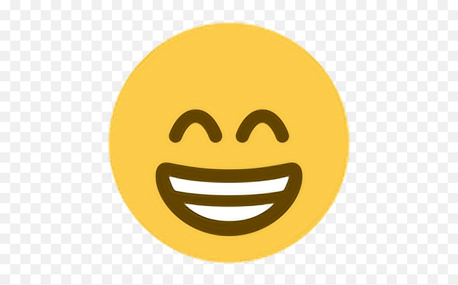 Smile Laugh Happy Teeth Emoji Sticker - Discord Grin Emoji Png,Teeth Emoticon