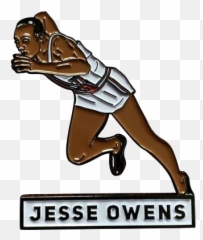 Jesse Owens Pin u2013 The Silver Room - For Running Emoji