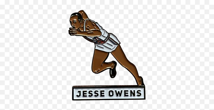 Jesse Owens Pin U2013 The Silver Room - For Running Emoji,Figure Skating Emoji