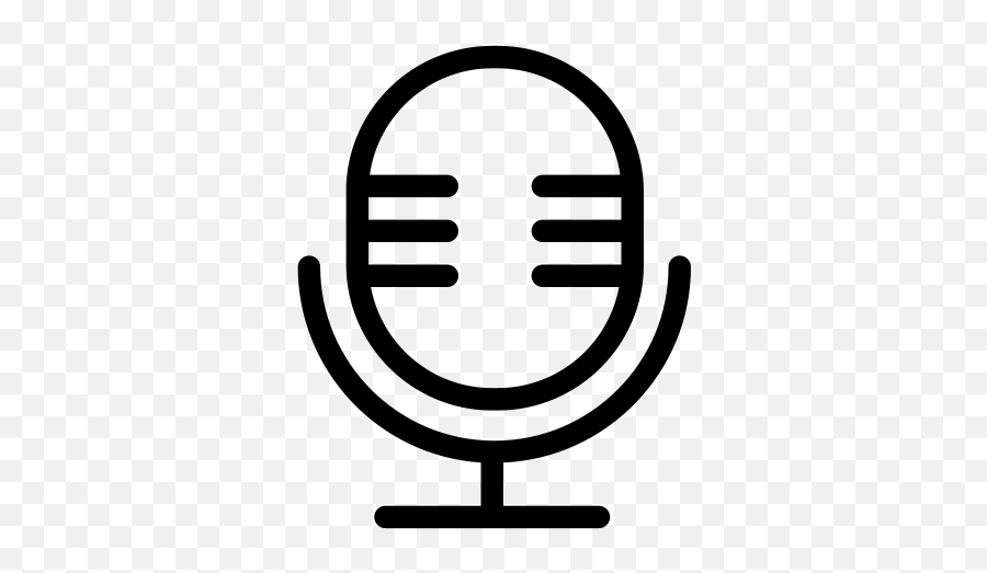 Microphone Icon - Microphone Icon Png Emoji,Microphone Emoji Png