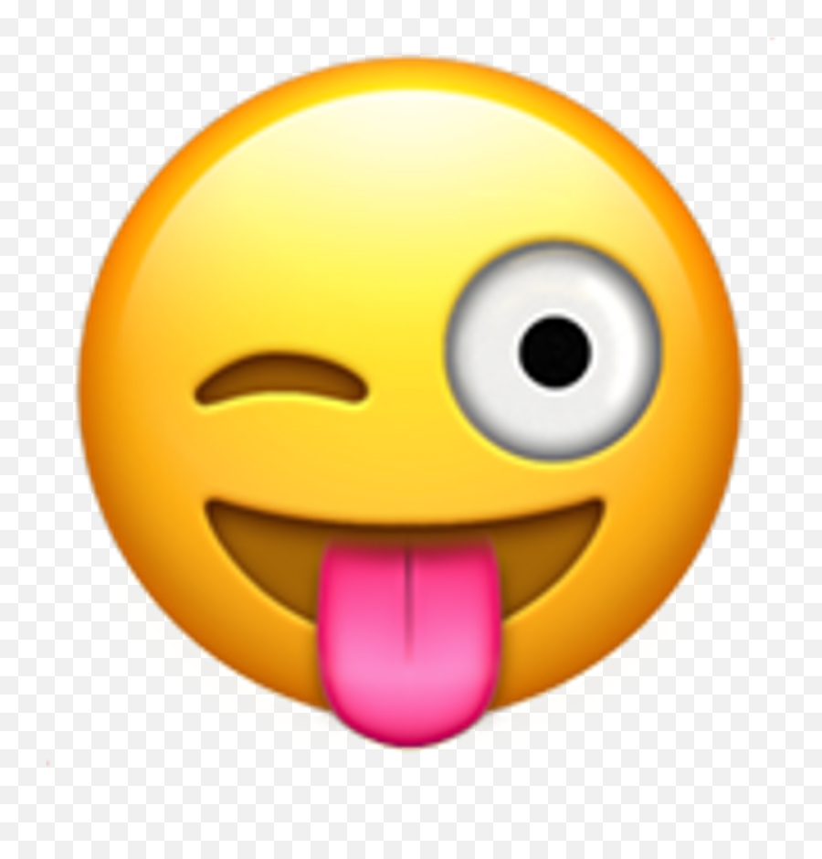 Crazy Smile Face Free Download Clip Art - Tongue Out Emoji Iphone,Booger Emoji