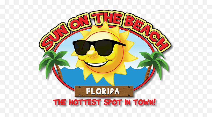Welcome To Sun - Sun On The Beach Kissimmee Logo Emoji,Drinking Emoticon