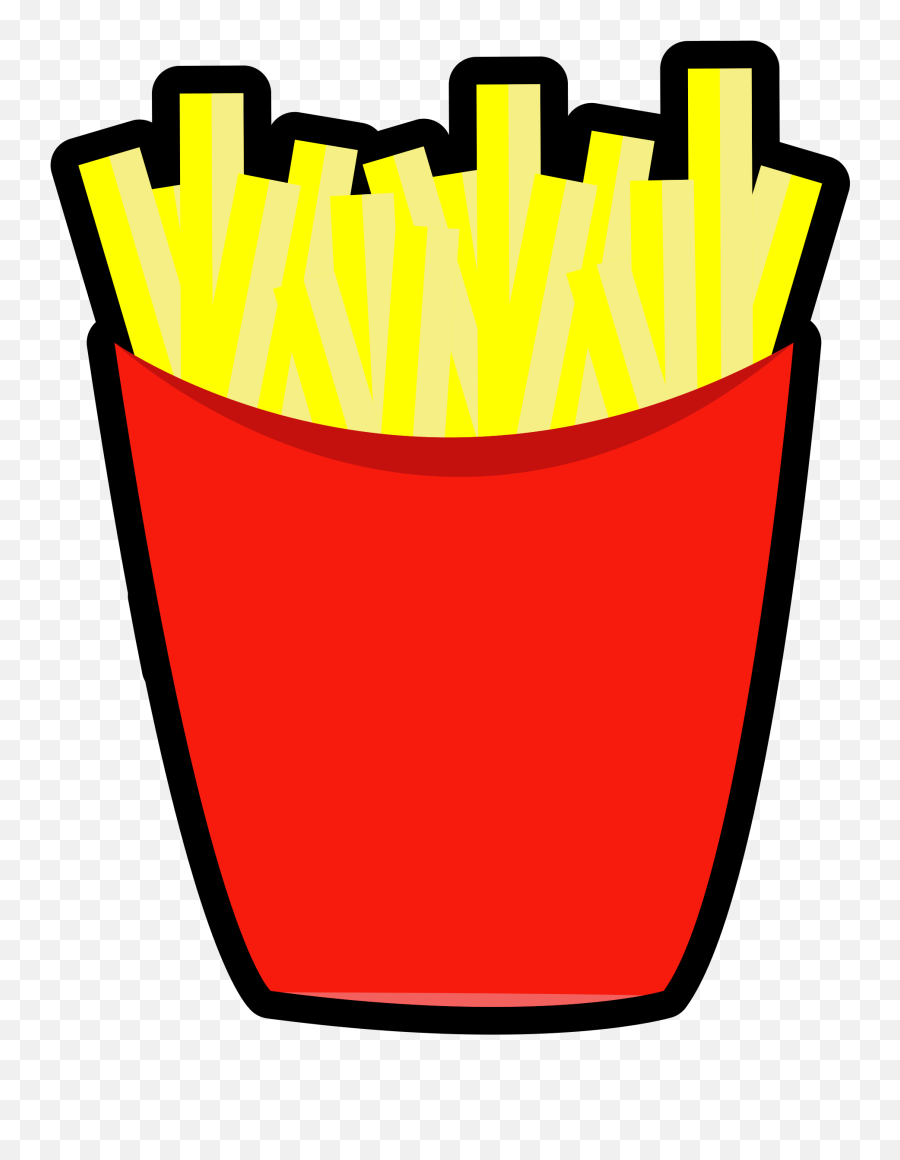 Fries Clipart Red Fries Red - French Fry Clipart Png Emoji,Pained Emoji