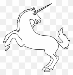 Meuble Héraldique Licorne Cabrée - Heraldique Emoji