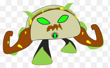 Tacos Clipart Arm Leg Tacos Arm Leg - Ben 10 Taco Guy Emoji,Man Chicken Leg Emoji