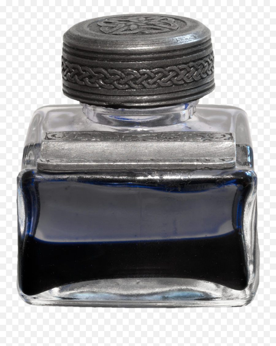 Inkwell Ink Blue Leave Ink Glass - Inkwell Transparent Background Emoji,Ink Pen Emoji
