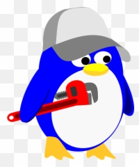 Klempner Und Reparatur - Penguin Plumber Emoji