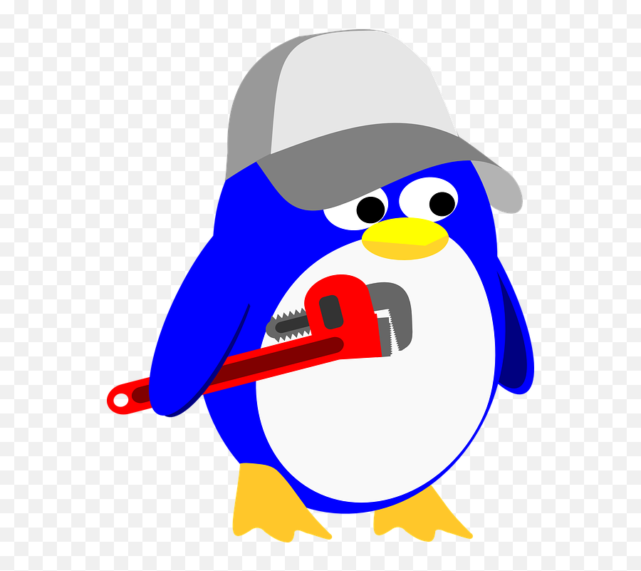 Klempner Und Reparatur - Penguin Plumber Emoji,Massage Emoticon