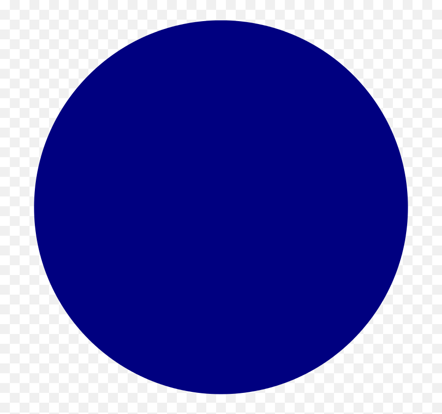 Disc Plain Blue Dark - Circle Emoji,Purple Video Game Emoji