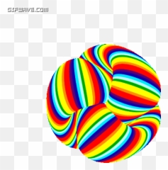 Trippy Rainbow Moon Transparent Png - Transparent Trippy Gif Emoji,Rainbow Emoji Gif