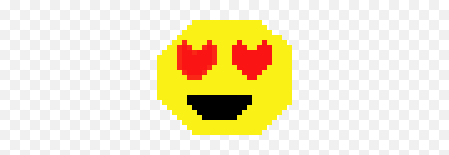 Hart Eyes Emoji Pixel Art Maker - Pixel Art,Eyes Emoji Png