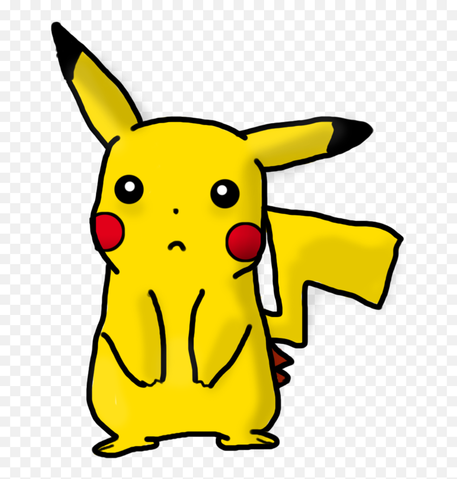 Download Sad Pikachu Png - Sad Pikachu Clipart Emoji,Pikachu Emoji