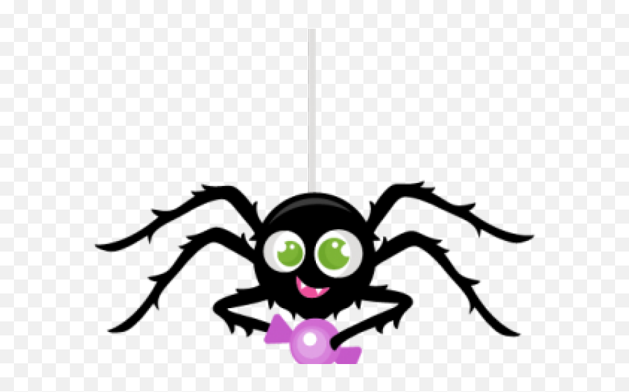 Tarantula Clipart Cute - Transparent Background Halloween Spider Clipart Emoji,Spider Emoticon