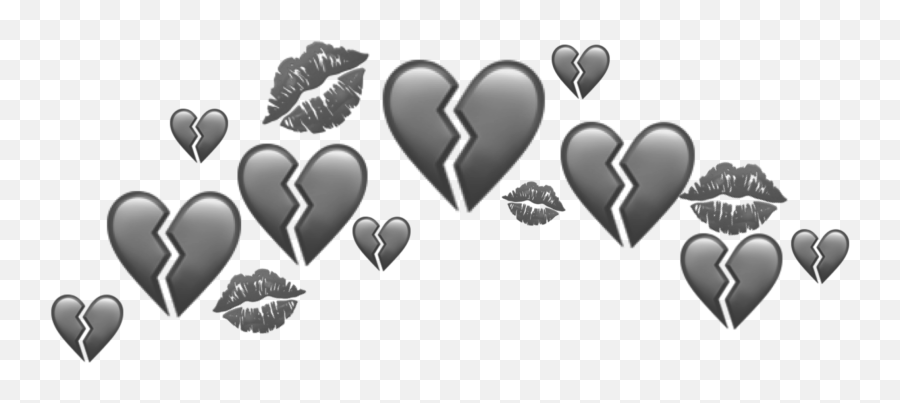 Heart Heartcrown Emoji Emojicrown Crown,Silver Emoji