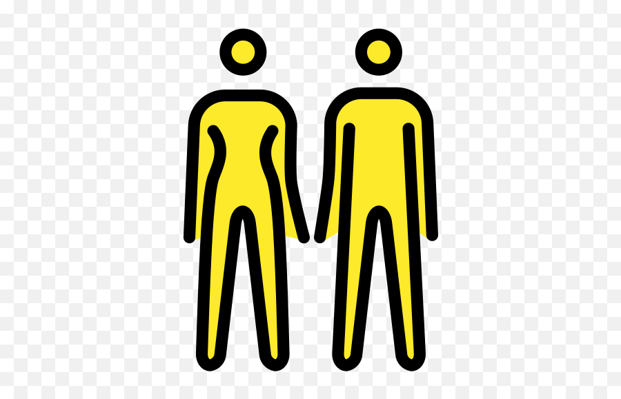 Man And Woman Holding Hands - Emoji Meanings U2013 Typography Clip Art,What Does The Emoji With The Hands Mean