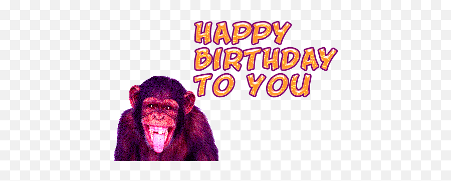 Happy Birthday 16 Free Animations Animated Gifs - Funny Happy Birthday Monkey Gif Emoji,Happy Birthday Animated Emoji