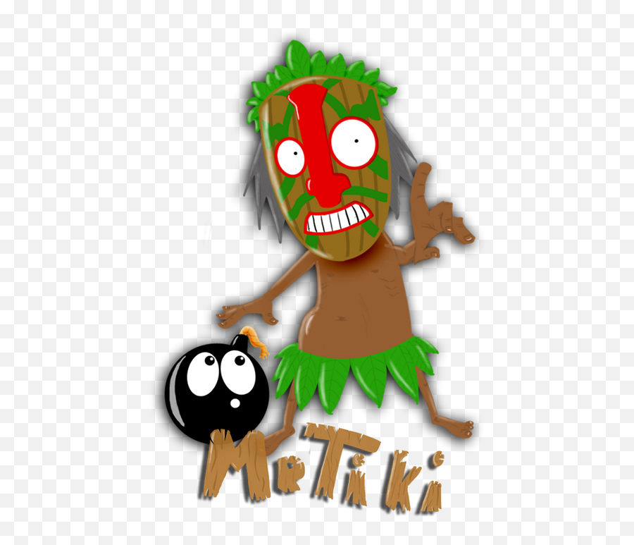 Mr Tiki Followed - Cartoon Emoji,Tiki Head Emoji