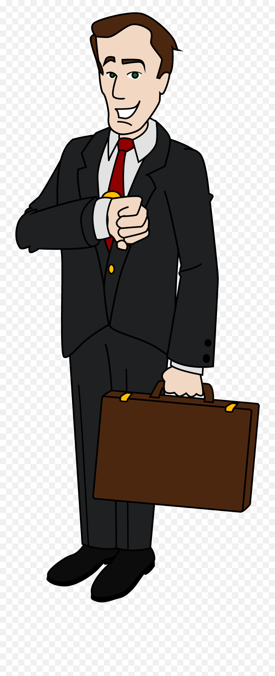 Business Person Businessman Clipart - Transparent Background Businessman Clipart Emoji,Businessman Emoji