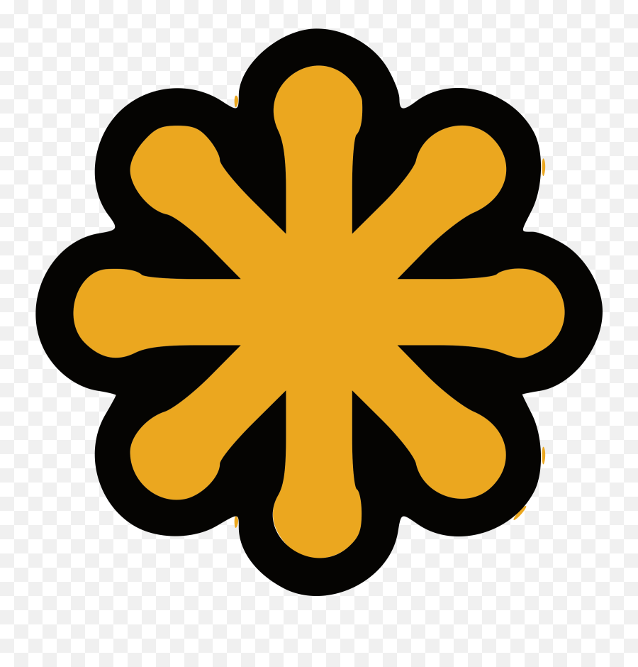 Clipart Snowflake Yellow Clipart Snowflake Yellow - Yavuz Sultan Selim Mosque Emoji,Snowflake Sun Leaf Leaf Emoji
