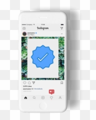 Instagram Verification Service - Screen Mockup Free Emoji
