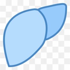 Liver Icon - Free Download PNG and Vector Blue Emoji