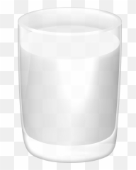 Glass Of Milk Png Clipart - Serveware Emoji,Milk Emoji