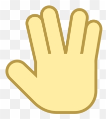 Spock Icon - Horizontal Emoji
