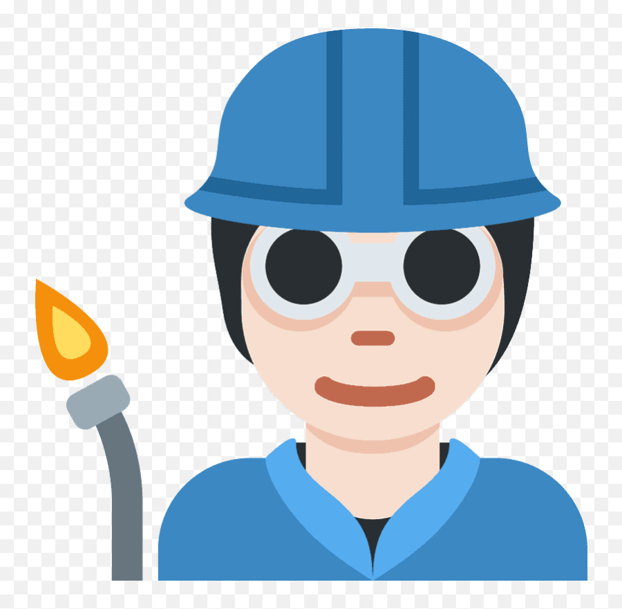 Factory Worker Emoji Clipart - Trabajadora Clipart,Hard Hat Emoji