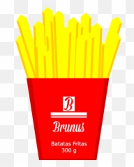 Fries Vector Fried Food Picture - Kentang Goreng Vektor Emoji